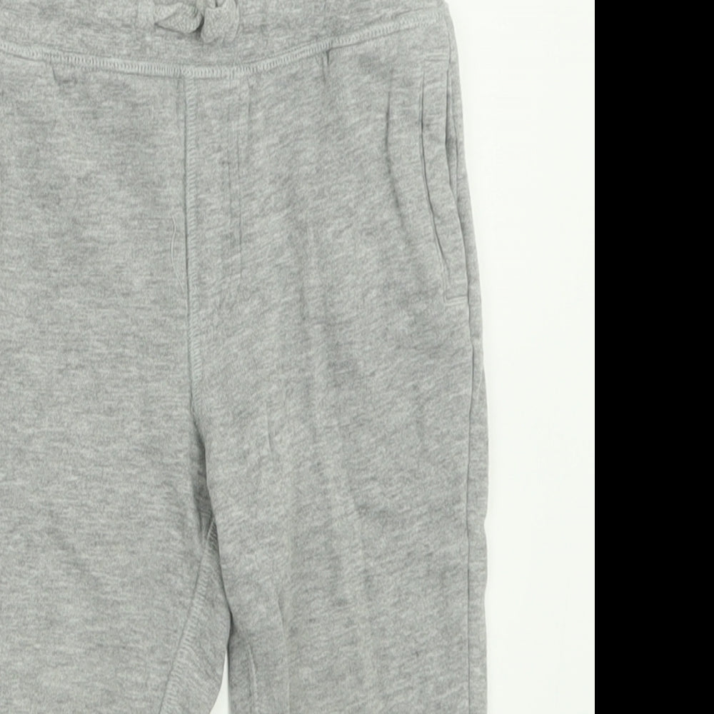 Blue Zoo Boys Grey  Cotton Jogger Trousers Size 2-3 Years  Regular Tie