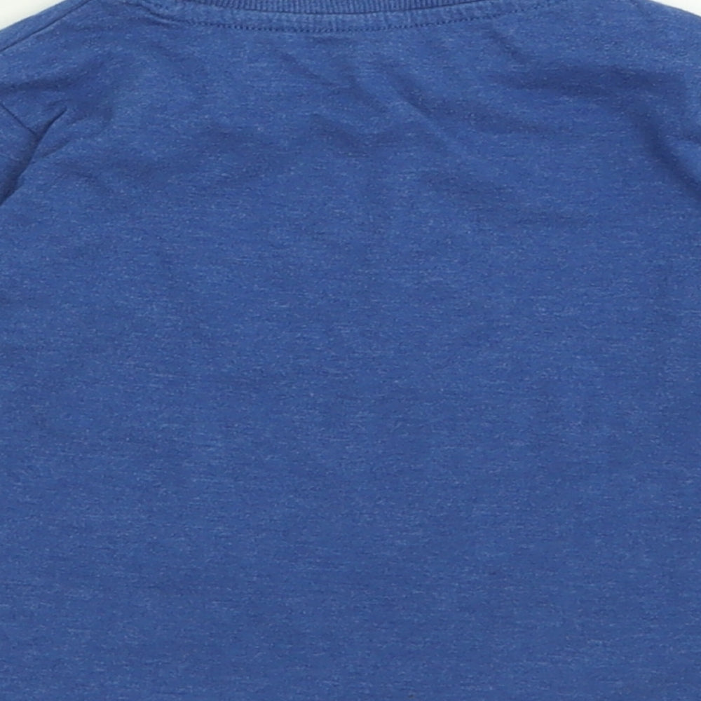 Dunnes Stores Boys Blue  Cotton Basic Casual Size 18-24 Months Crew Neck Pullover