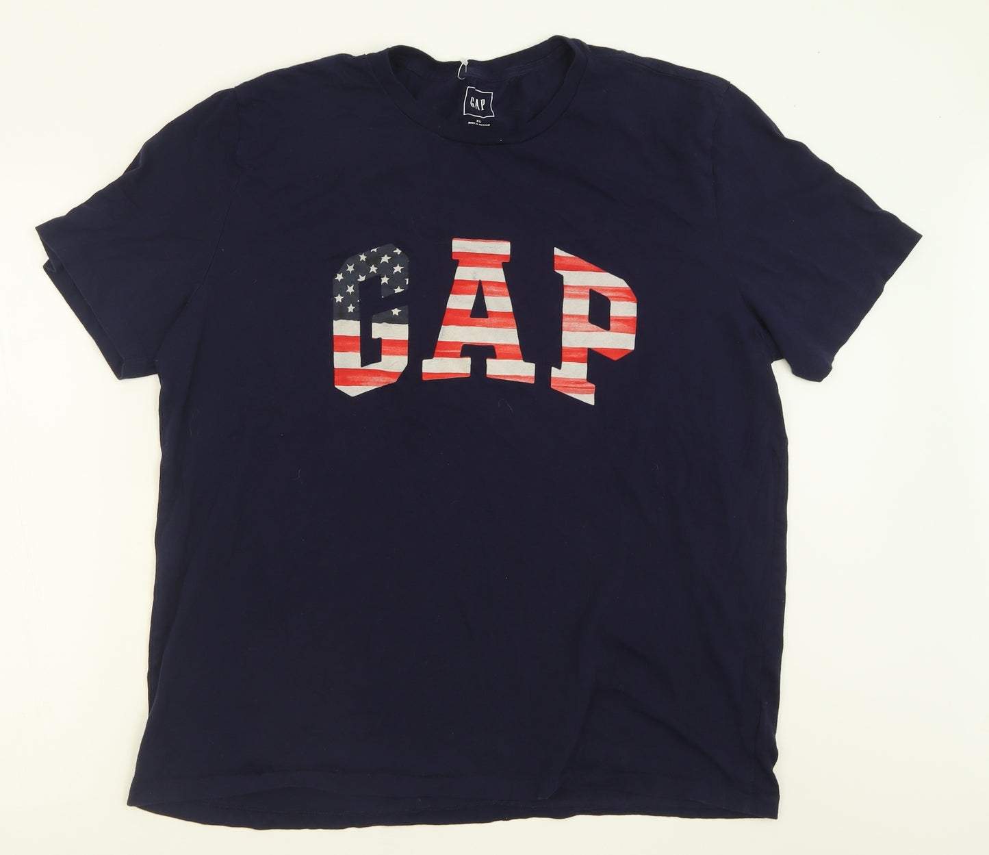 Gap Mens Blue  Cotton  T-Shirt Size XL Crew Neck
