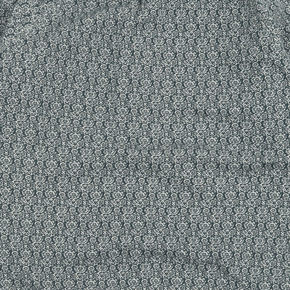 Jack Wills Womens Blue Geometric Cotton Pullover Sweatshirt Size 14  Pullover