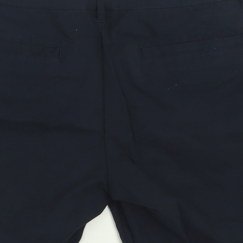ASOS Mens Blue  Cotton Bermuda Shorts Size 32 in L7 in Regular Button