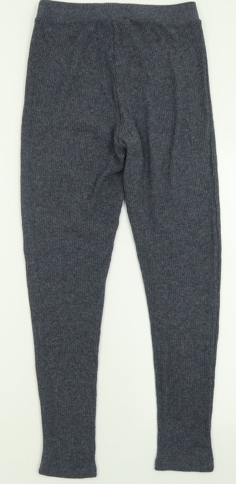 Primark Womens Black  Polyester Capri Leggings Size S L29 in   - ribbed fabric