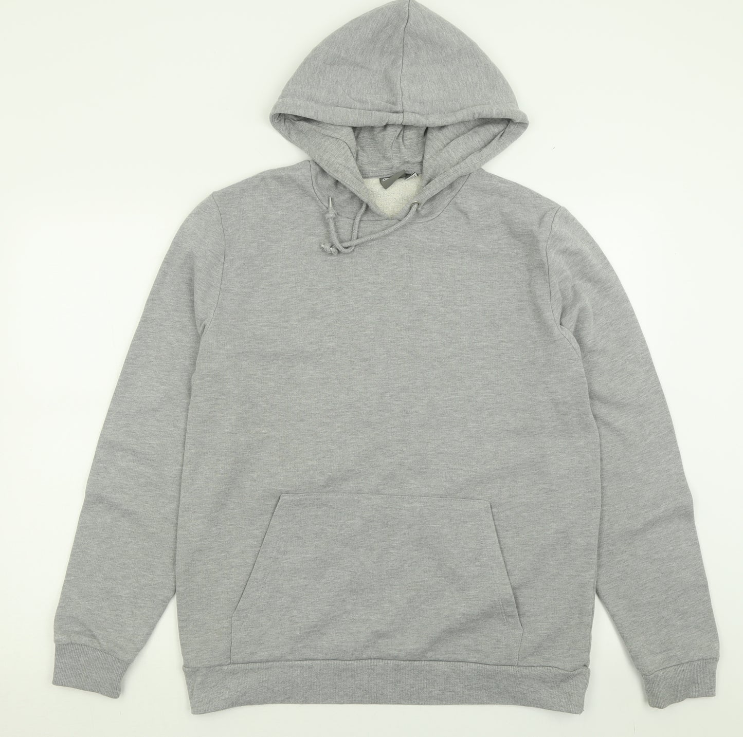 ASOS Mens Grey  Cotton Pullover Hoodie Size M