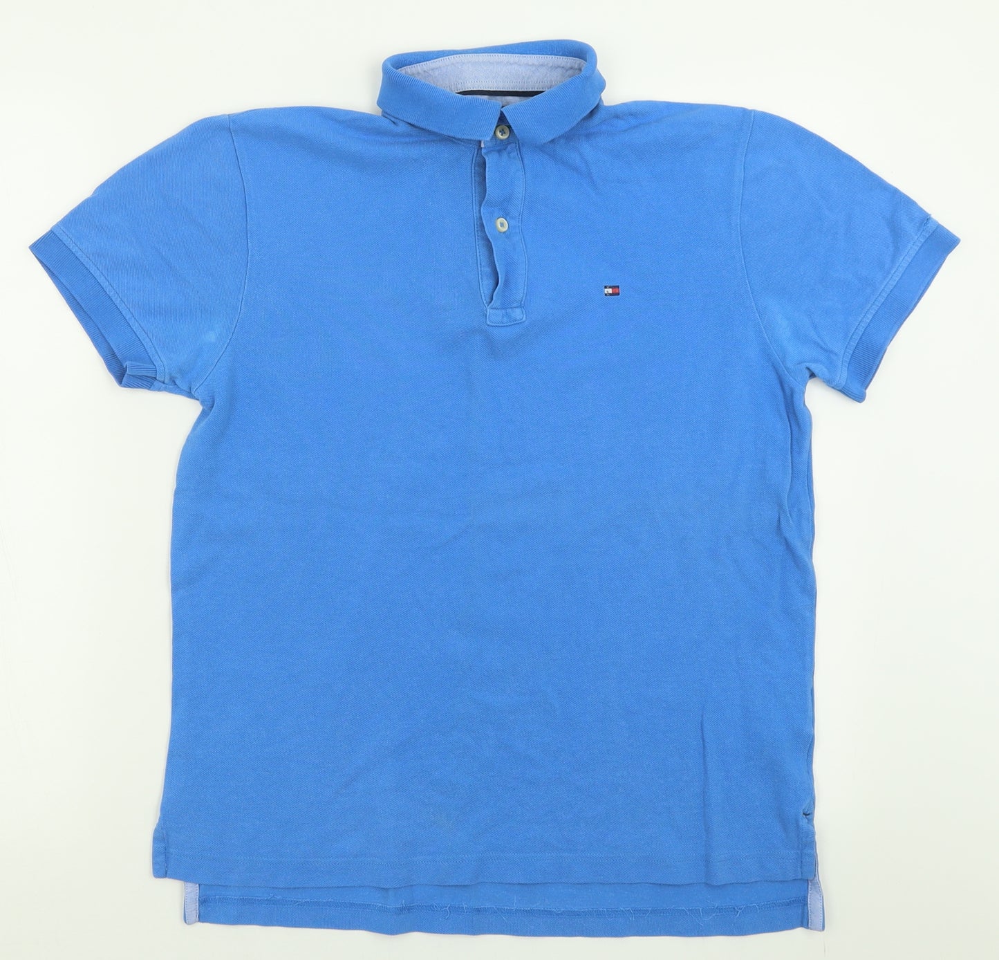 Tommy Hilfiger Mens Blue  Cotton  Polo Size XS Collared Button