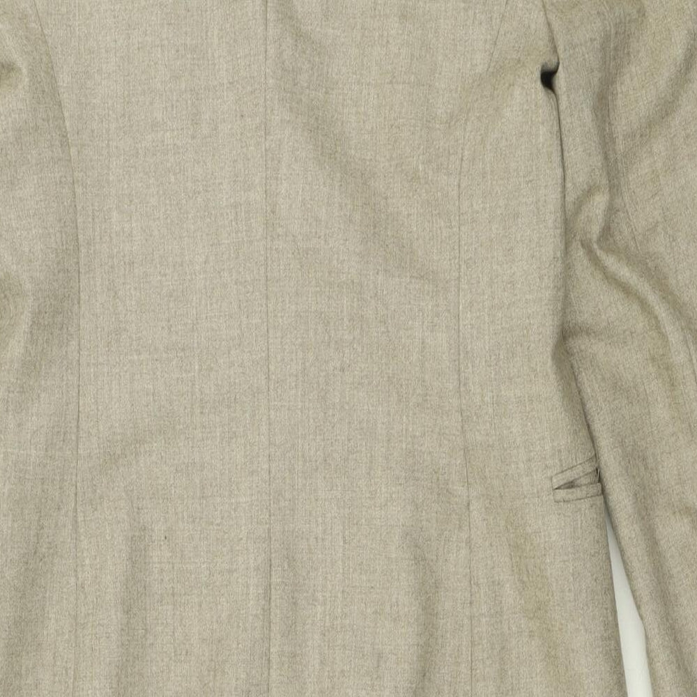 GREATPLAINS Womens Beige   Overcoat Coat Size L  Button