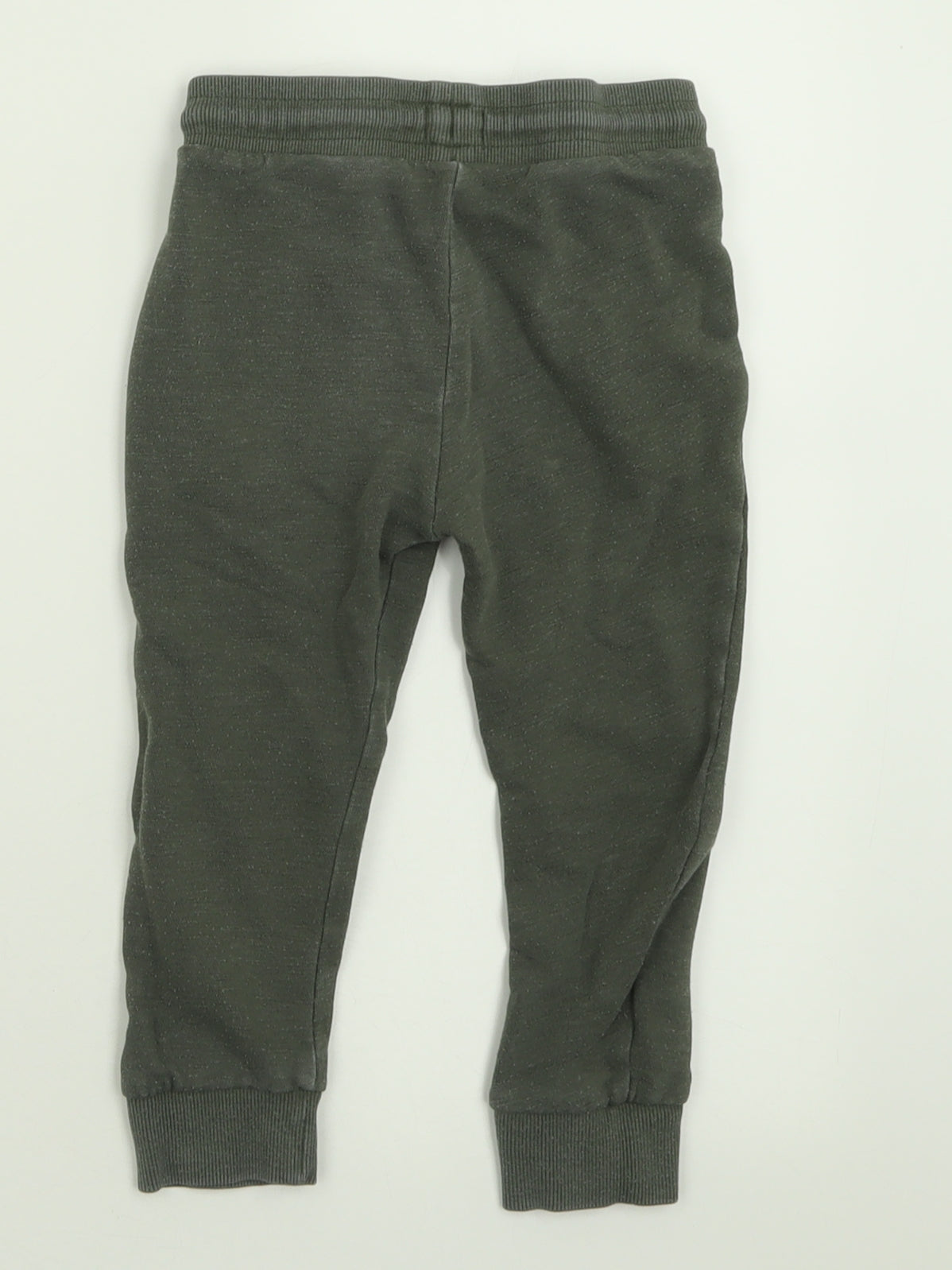 F&F Boys Green  Cotton Jogger Trousers Size 2-3 Years  Regular Tie