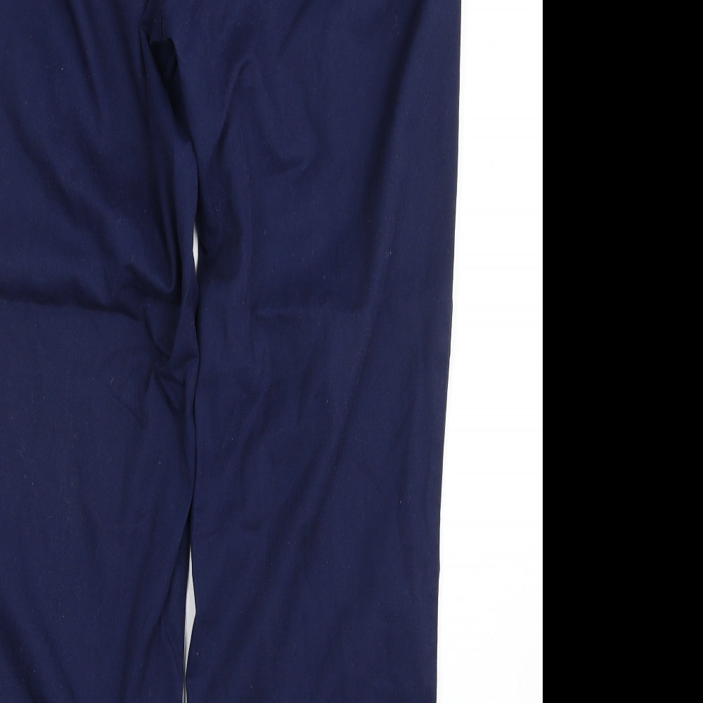 Meltemi  Womens Blue  Polyester Dress Pants Trousers Size 14 L28 in Regular Zip