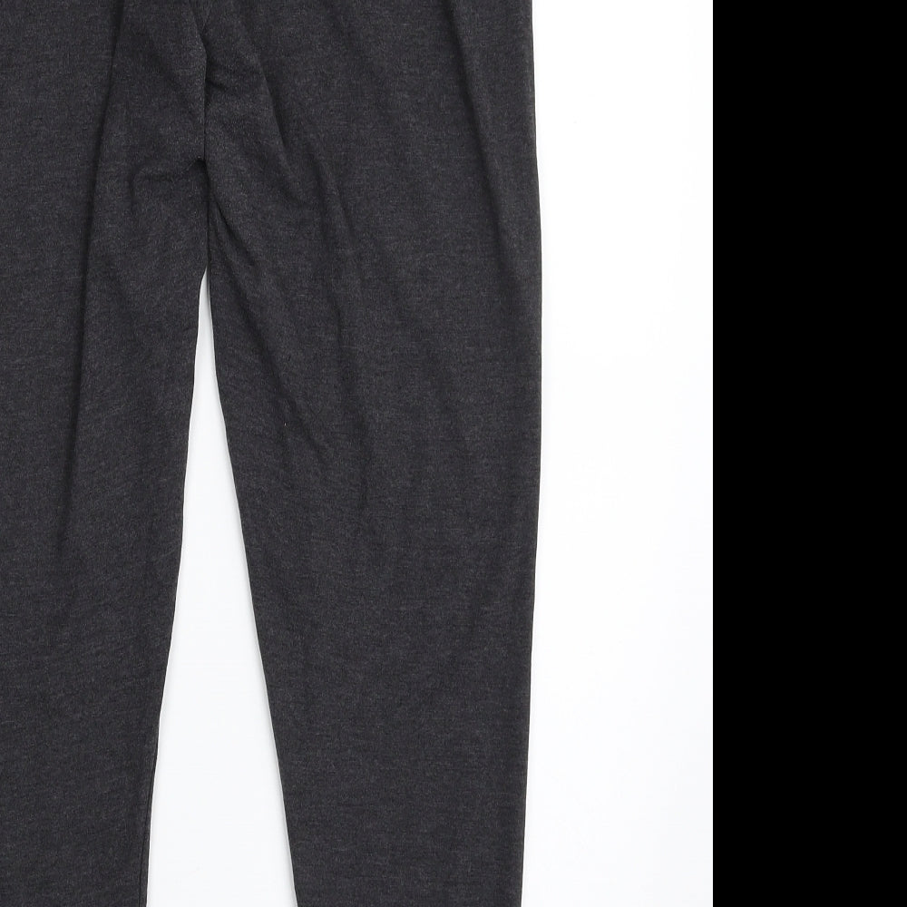 Marks and Spencer Womens Grey  Viscose Carrot Leggings Size 16 L26 in