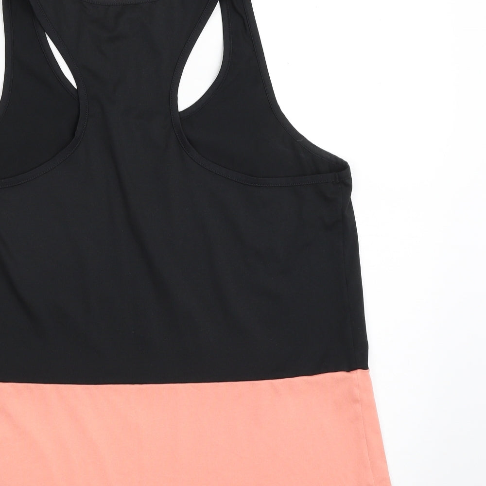 Marks and Spencer Womens Black  Polyester Pullover Tank Size 14 Scoop Neck Pullover