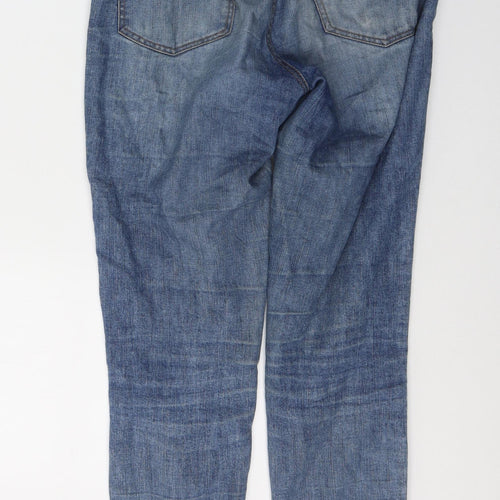 Pull&Bear Womens Black  Cotton Skinny Jeans Size 8 L27 in Regular Button