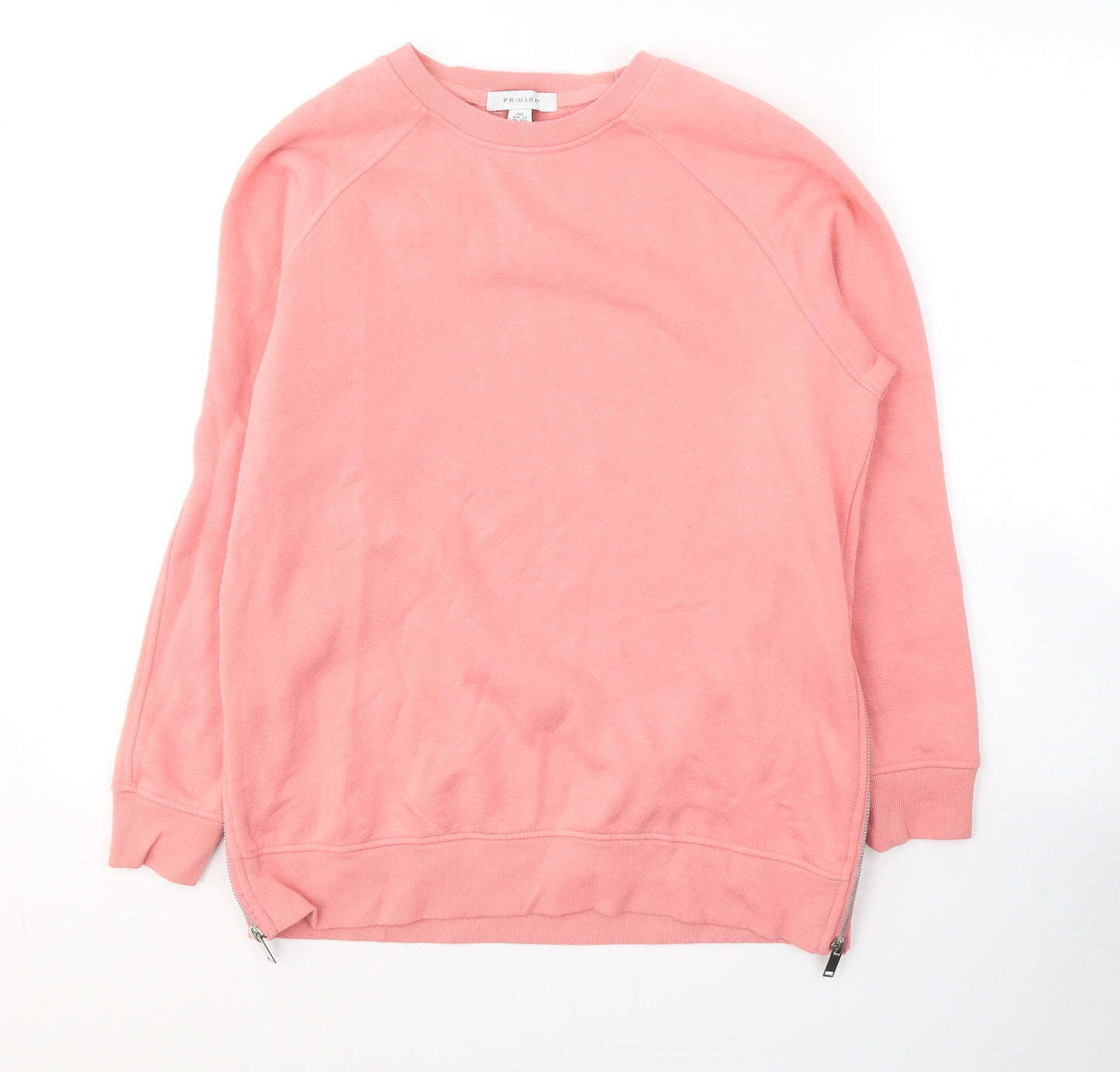 Primark Womens Pink  Polyester Pullover Sweatshirt Size 2XS  Pullover