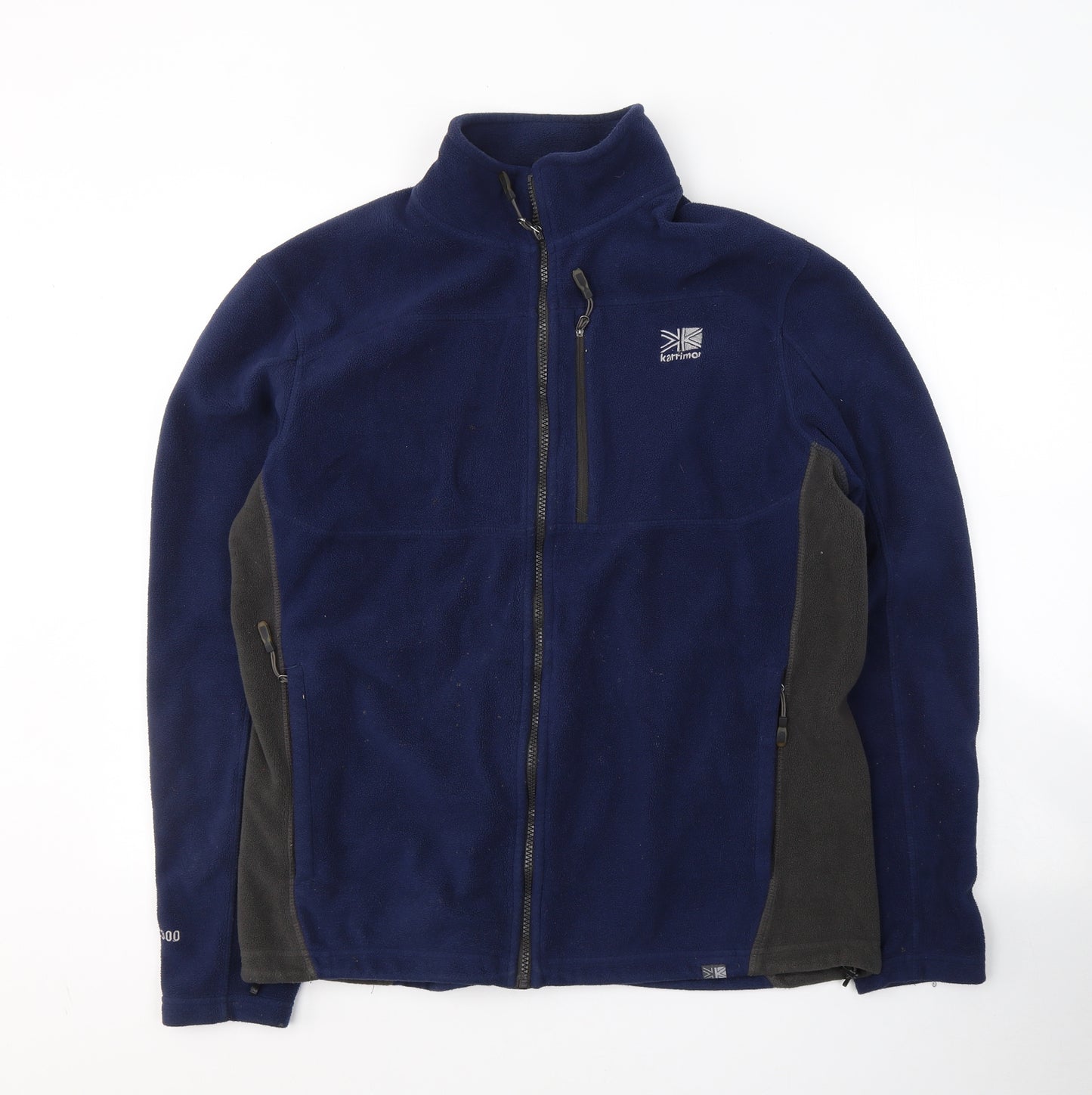 Karrimor Mens Blue  Polyester Full Zip Sweatshirt Size L