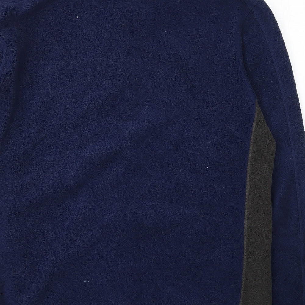 Karrimor Mens Blue  Polyester Full Zip Sweatshirt Size L