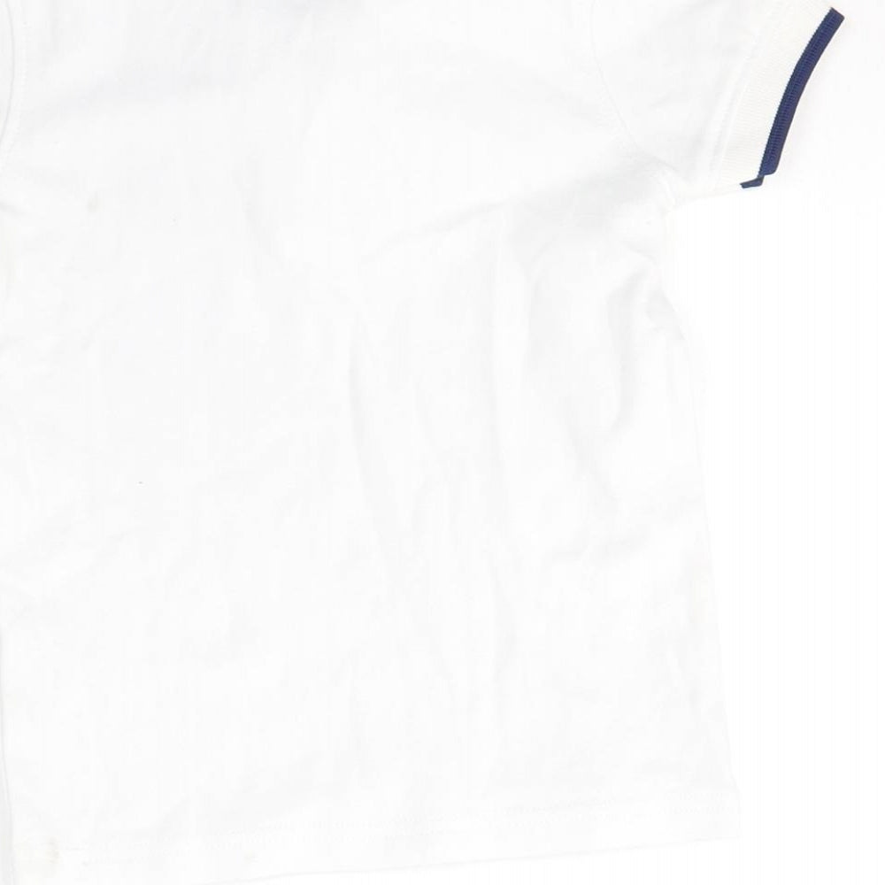 Polo Ralph Lauren Boys White  Cotton Pullover Polo Size 4 Years Collared Pullover