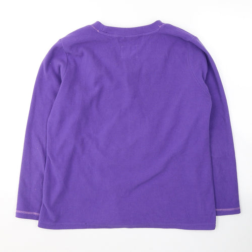 Bonmarché Womens Purple  Polyester Pullover Sweatshirt Size 12  Pullover - PENGUINS