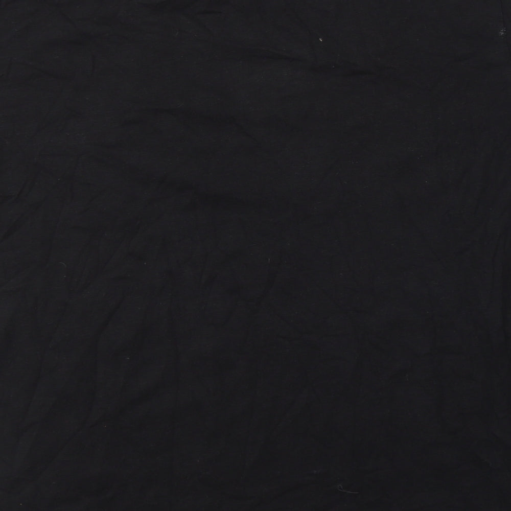 AC/DC Mens Black  Cotton  T-Shirt Size L Round Neck