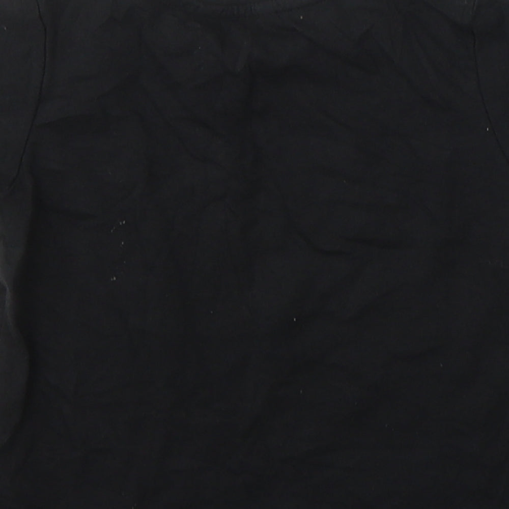 Pep&Co Boys Black  Cotton Basic T-Shirt Size 3-4 Years Round Neck Pullover - Cool dude