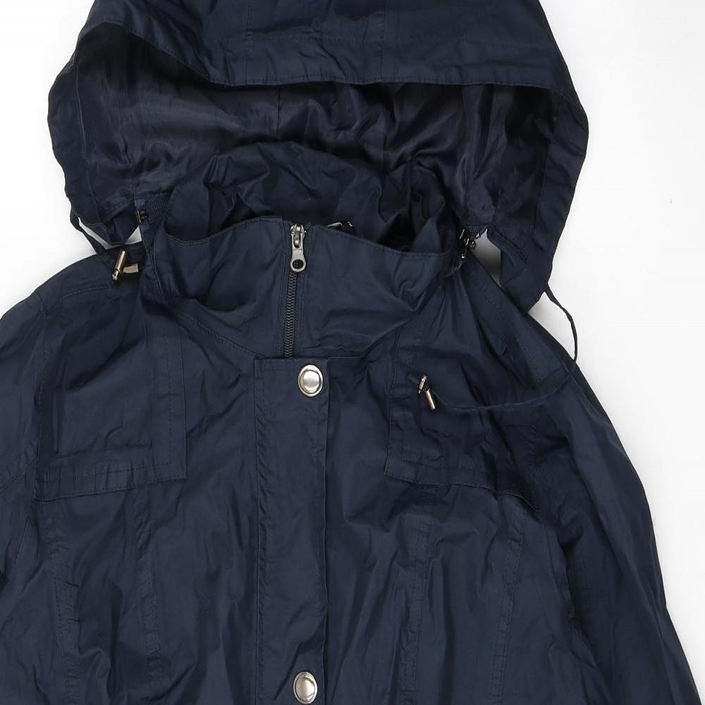 Bonmarché Womens Blue   Jacket Coat Size 16  Zip