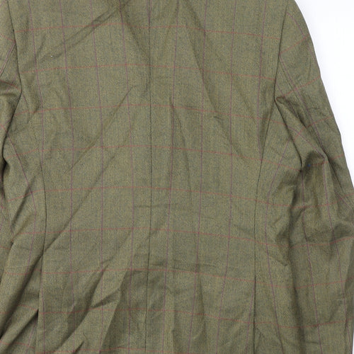 Gurteen Esquire Mens Green Plaid Wool Jacket Suit Jacket Size XL