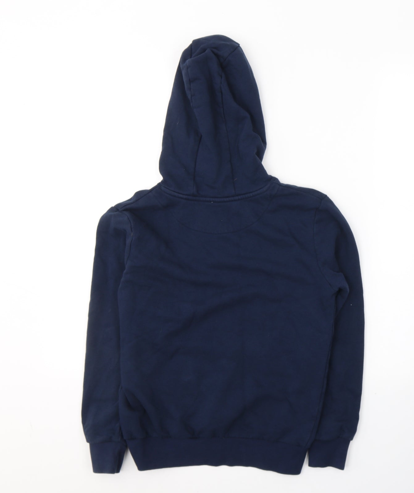 Marks and Spencer Boys Blue  Cotton Pullover Hoodie Size 11-12 Years  Pullover