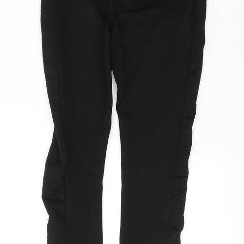 Zara Womens Black  Polyester Jegging Leggings Size XS L26 in