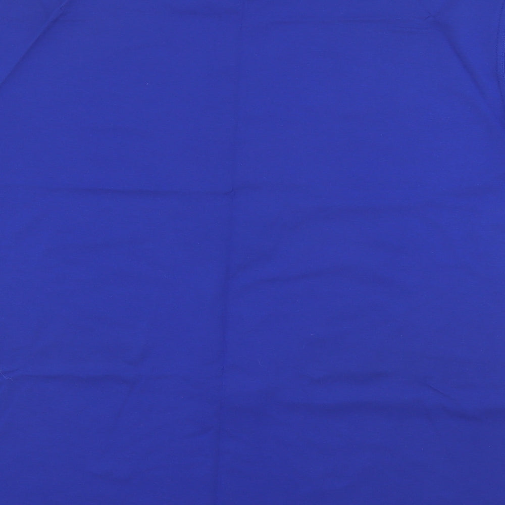 Tulchan Mens Blue  Cotton  T-Shirt Size L Crew Neck