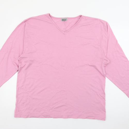 Fashion Formulas Womens Pink Crew Neck  Viscose Pullover Jumper Size 18
