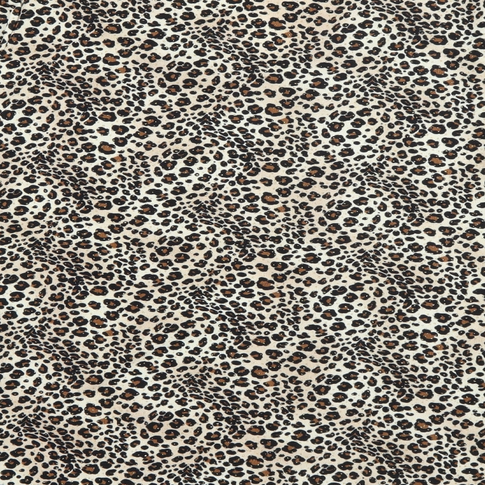 Kim & Co Womens Brown Scoop Neck Animal Print Polyester Pullover Jumper Size 2XL