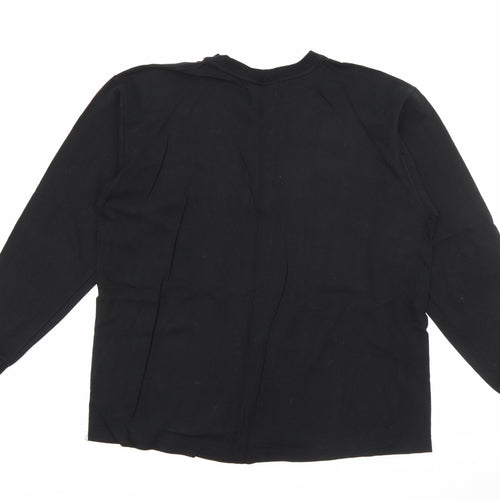Sydney Opera House Womens Black  Cotton Pullover Sweatshirt Size XL