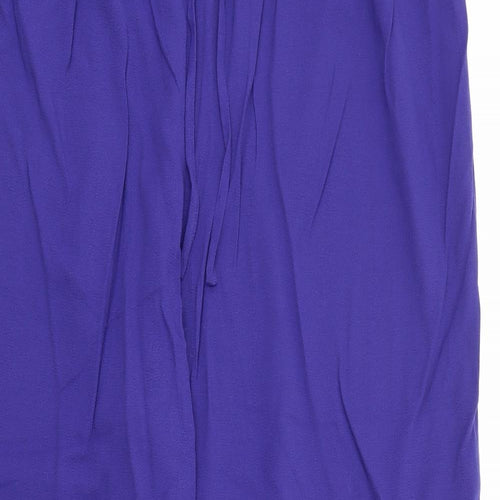 EWM Womens Blue  Polyester Trousers  Size 20 L28 in Regular