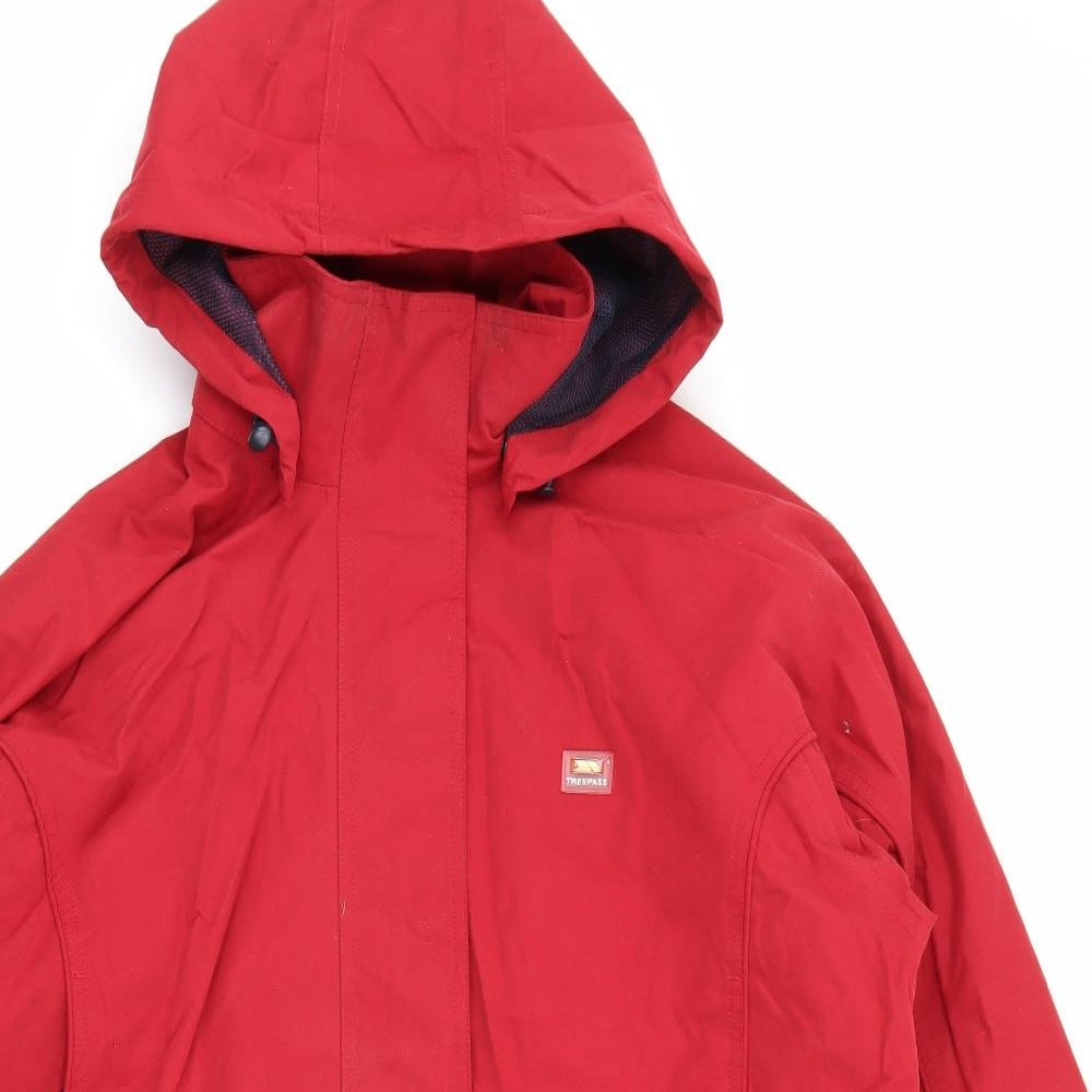 Trespass Mens Red   Rain Coat Coat Size L  Zip