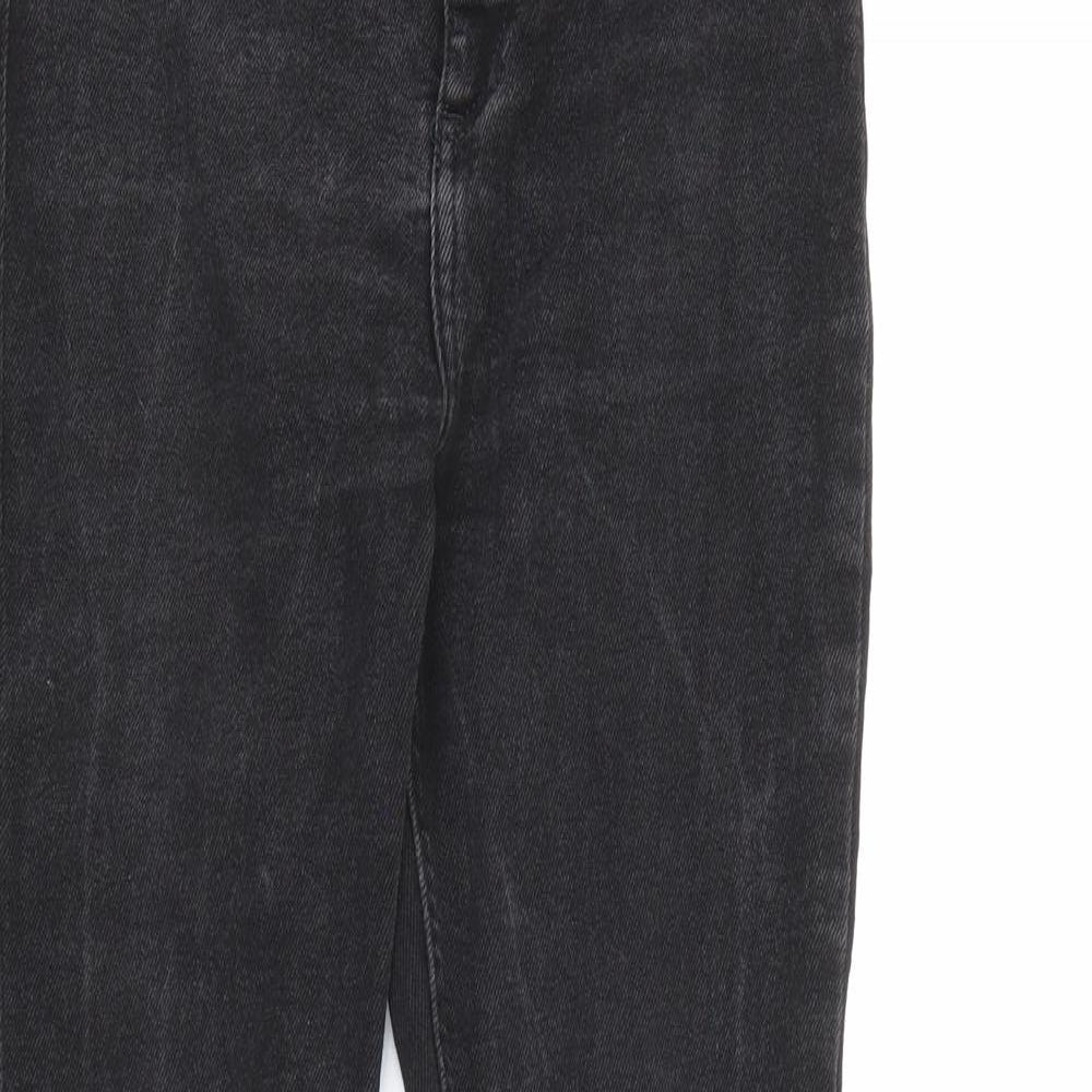 New Look Womens Black  Cotton Skinny Jeans Size 8 L25 in Regular Button