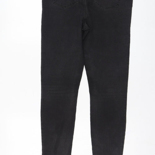 Papaya Womens Black  Cotton Jegging Jeans Size 12 L29 in Regular