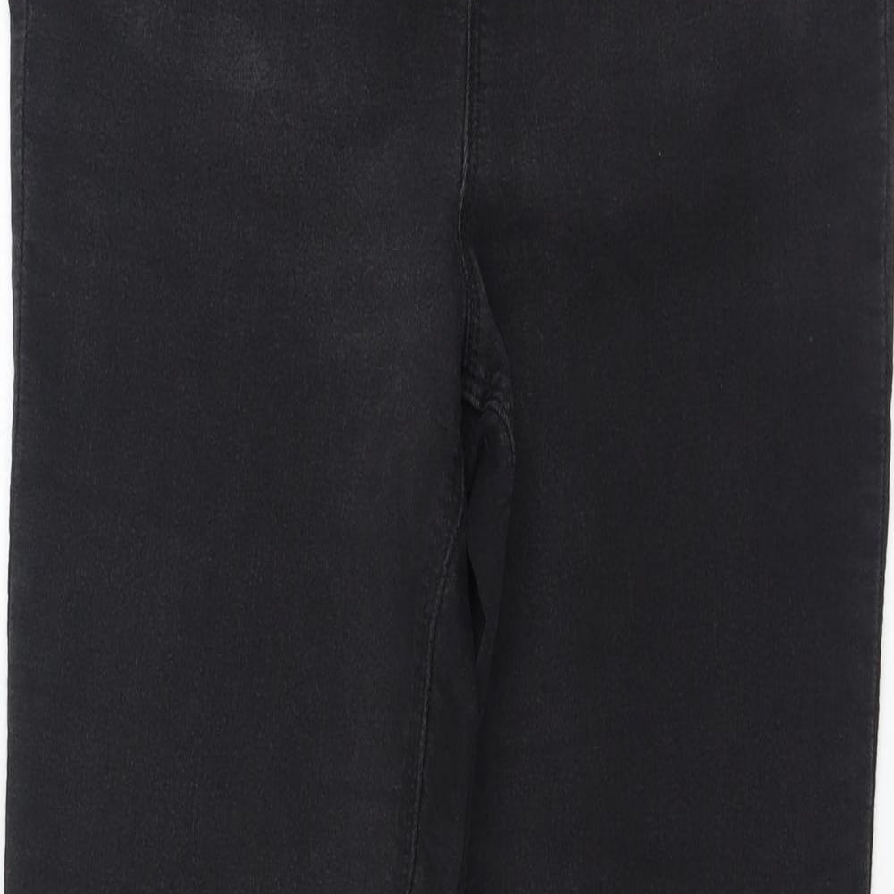 Papaya Womens Black  Cotton Jegging Jeans Size 12 L29 in Regular