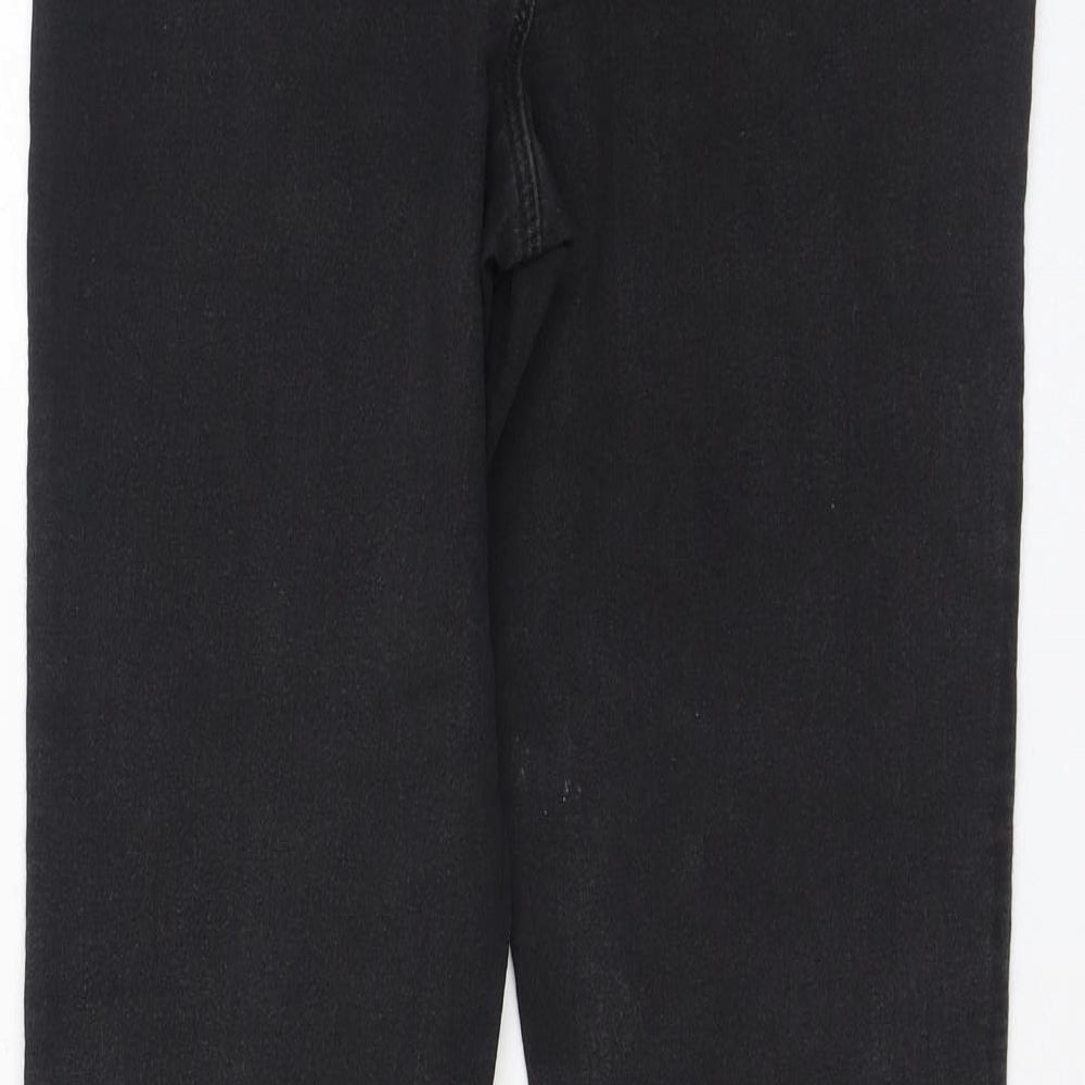 Papaya Womens Black  Cotton Jegging Jeans Size 12 L29 in Regular