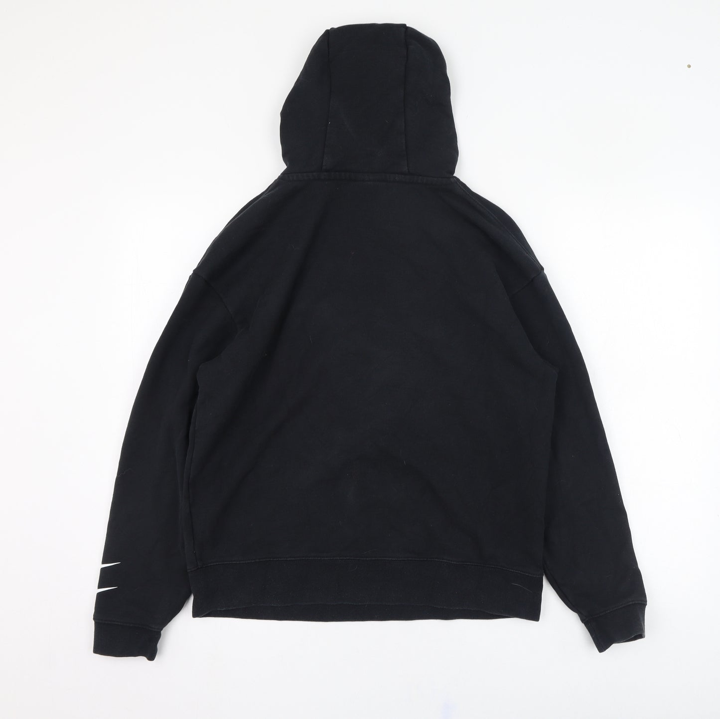 Nike Mens Black  Cotton Pullover Hoodie Size S