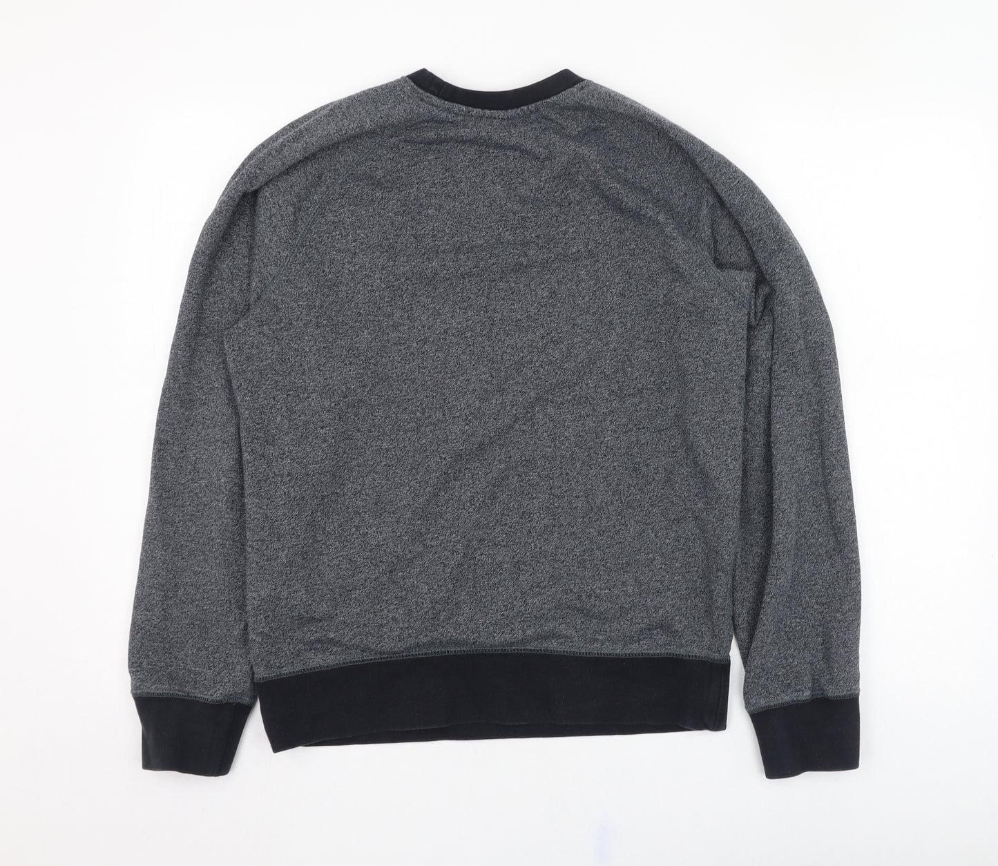 Nike Mens Grey  Cotton Pullover Sweatshirt Size S