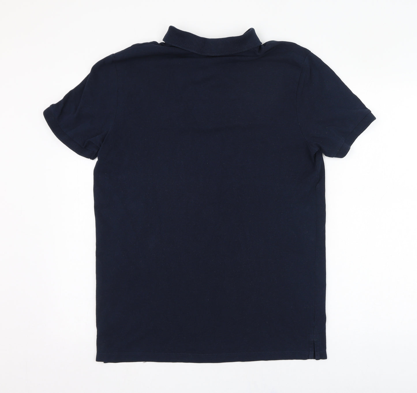 JACK & JONES Mens Blue  Cotton  Polo Size L Collared Pullover