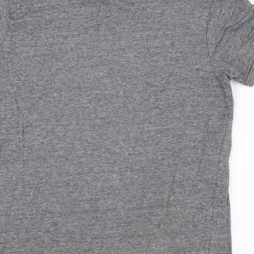 Industrialize Mens Grey  Polyester  T-Shirt Size XL V-Neck