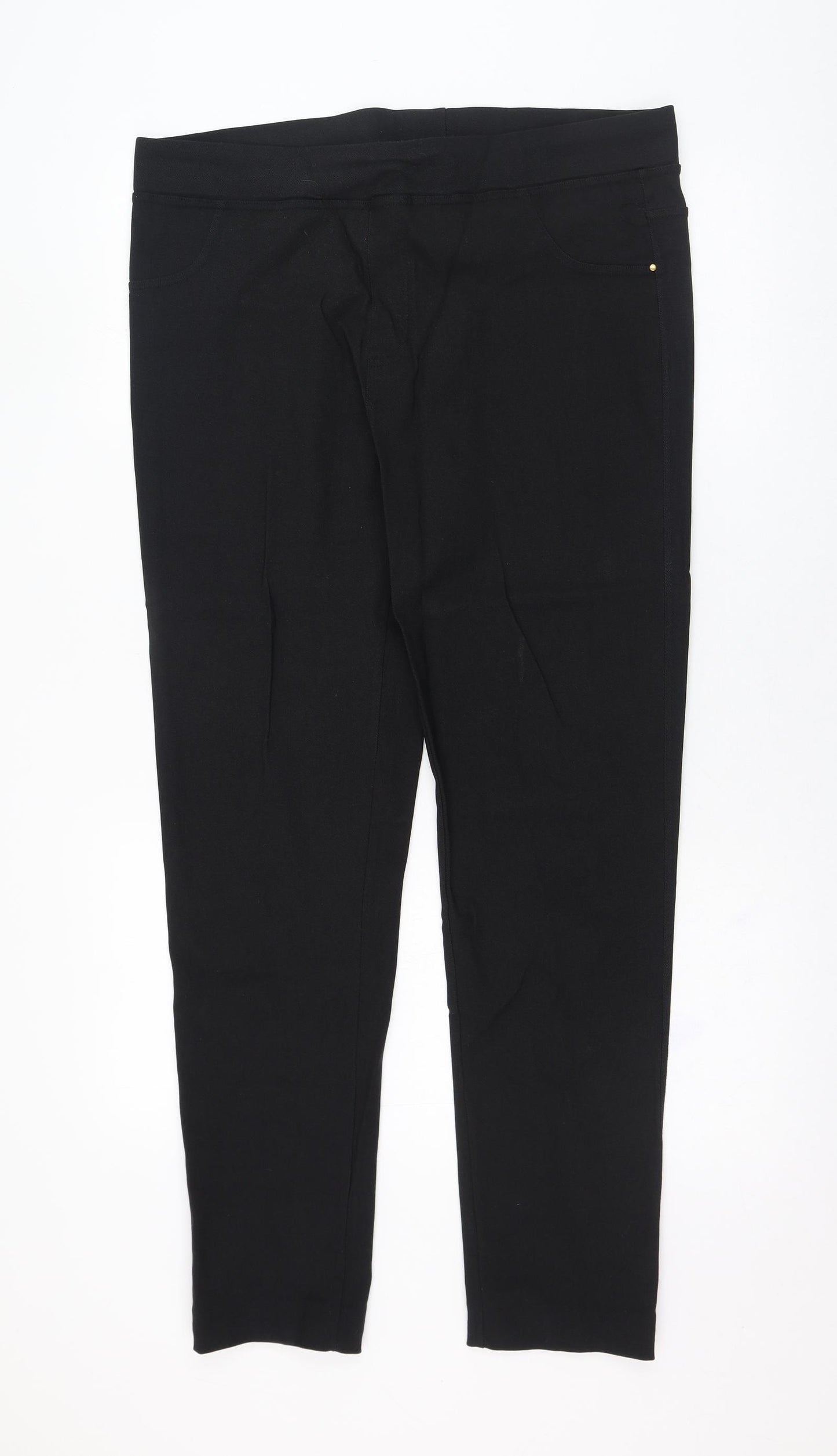 F.D. Jones Womens Black  Cotton Jegging Jeans Size 36 L28 in Regular
