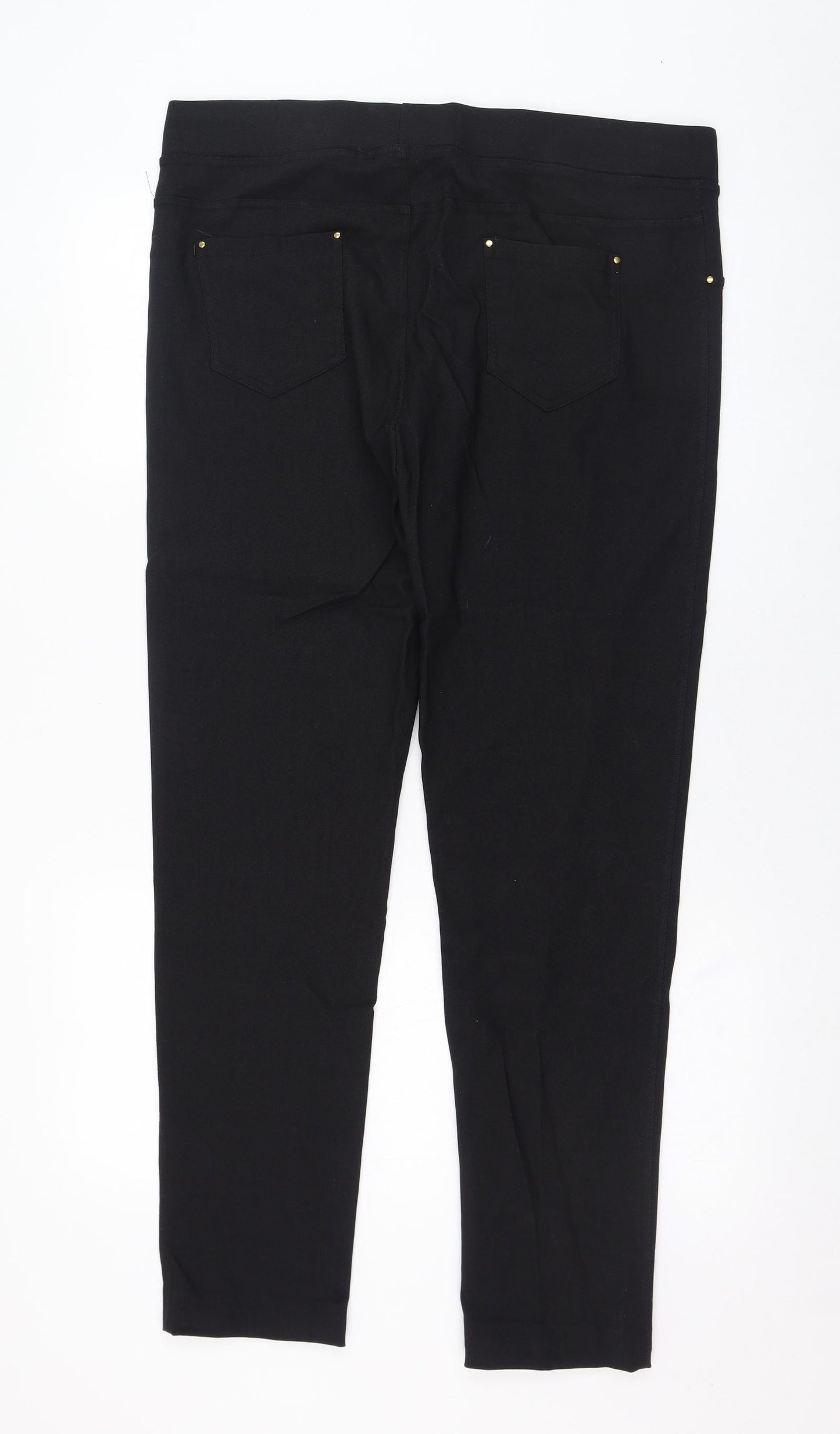 F.D. Jones Womens Black  Cotton Jegging Jeans Size 36 L28 in Regular