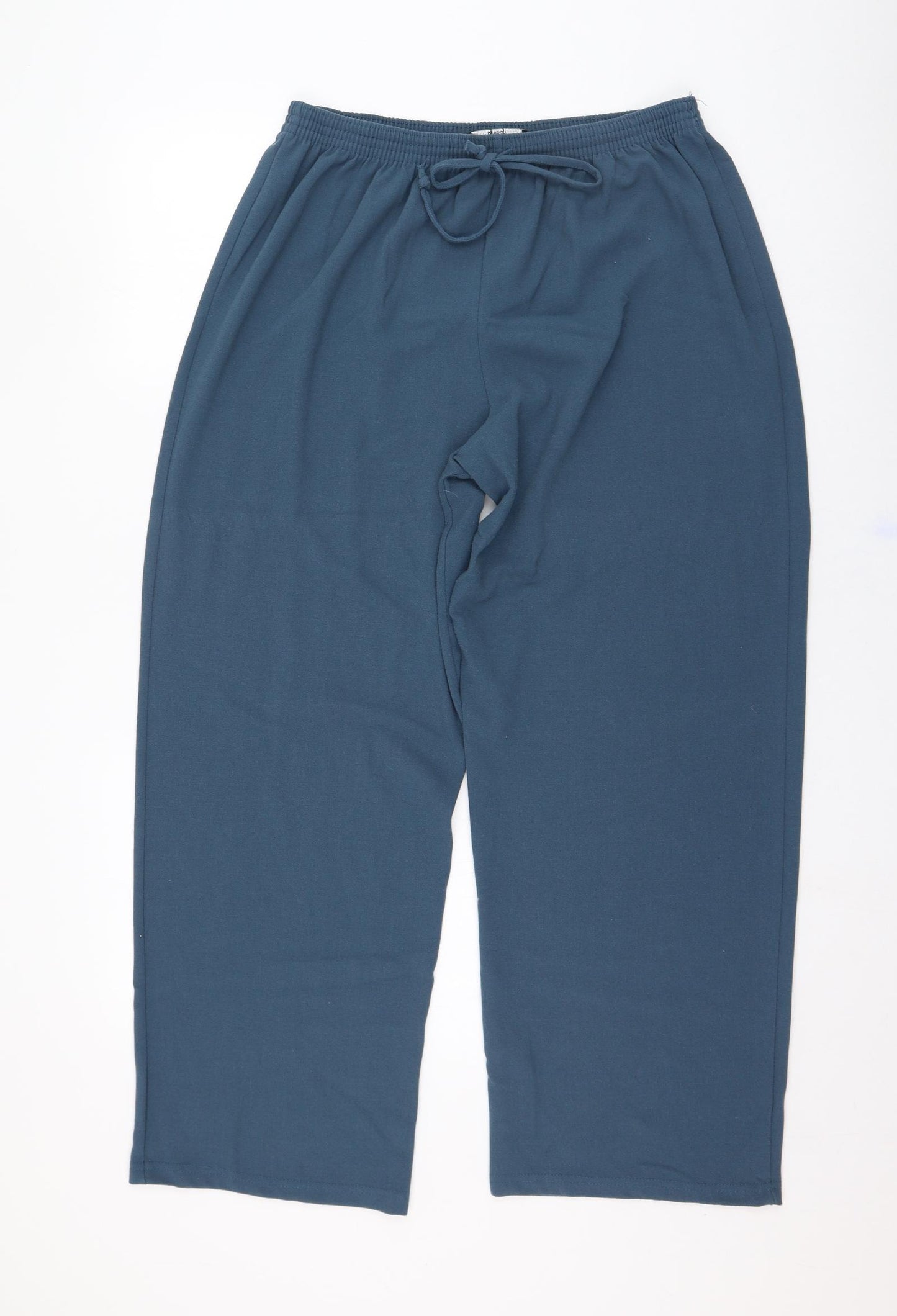 Classic Image Womens Blue  Polyester Trousers  Size 2XL L28 in Regular