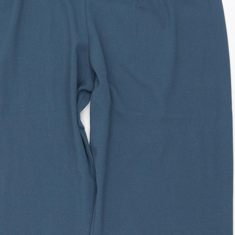 Classic Image Womens Blue  Polyester Trousers  Size 2XL L28 in Regular