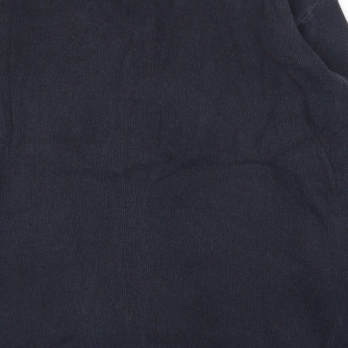 Dunnes Stores Mens Blue V-Neck  Cotton Pullover Jumper Size L
