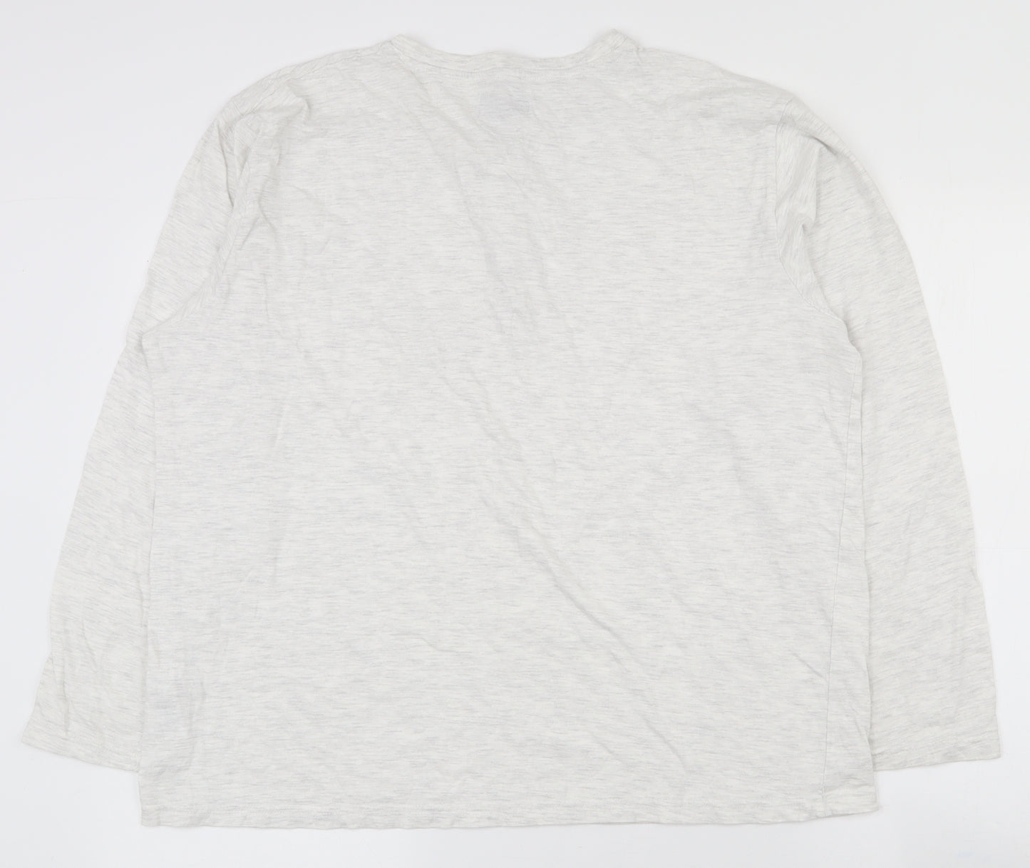 Primark Mens White  Cotton  T-Shirt Size XL Round Neck