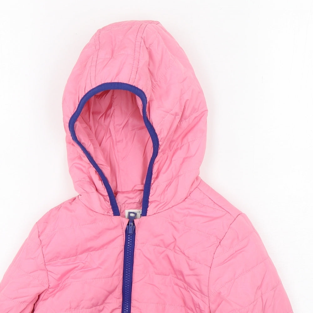Marks and Spencer Girls Pink   Puffer Jacket Jacket Size 4-5 Years