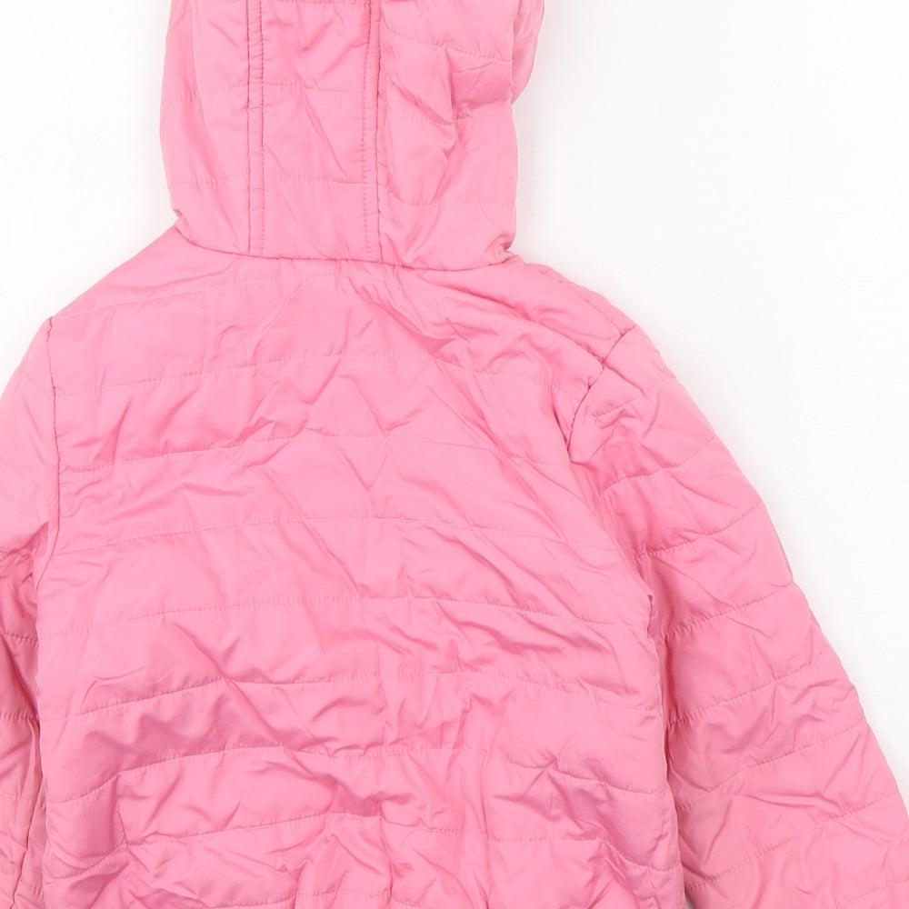 Marks and Spencer Girls Pink   Puffer Jacket Jacket Size 4-5 Years