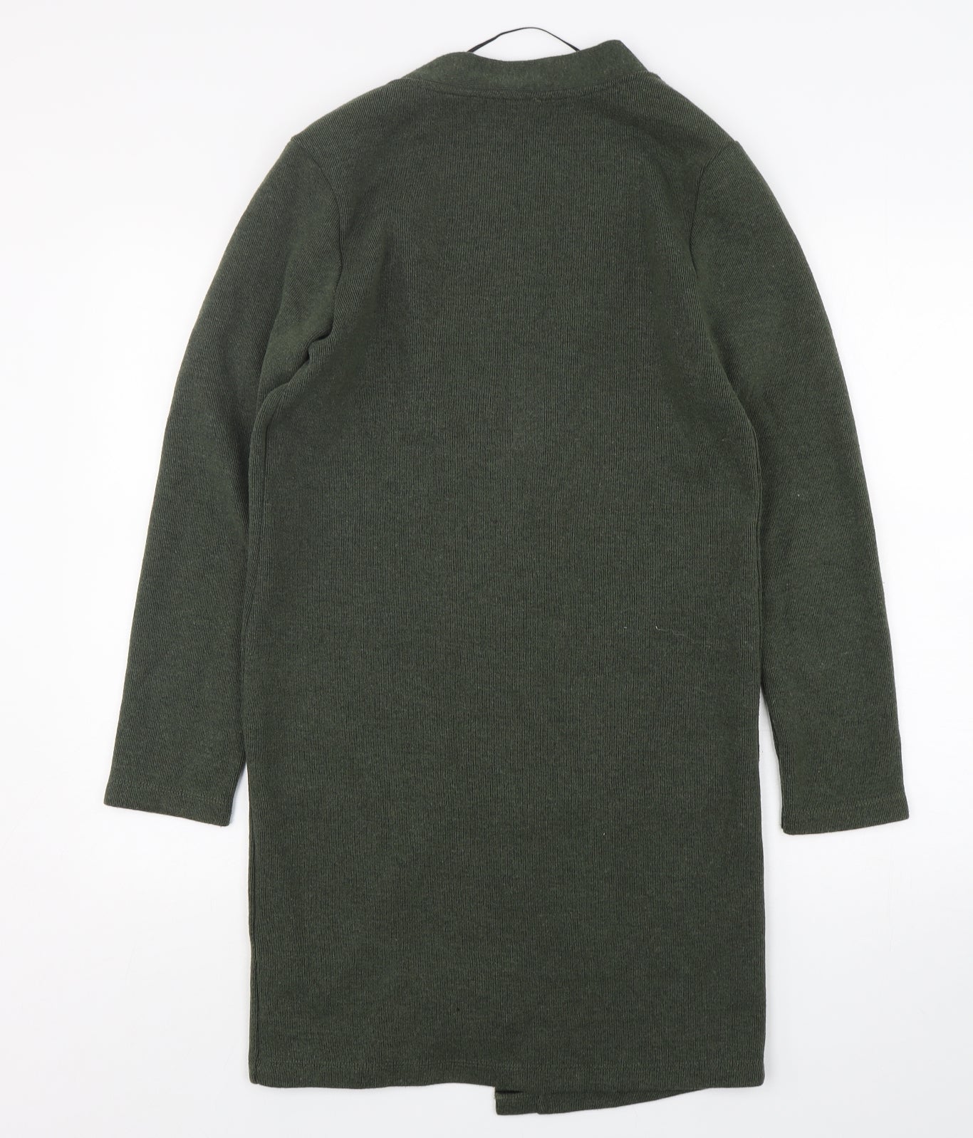 Primark Womens Green V-Neck  Polyester Cardigan Jumper Size 10