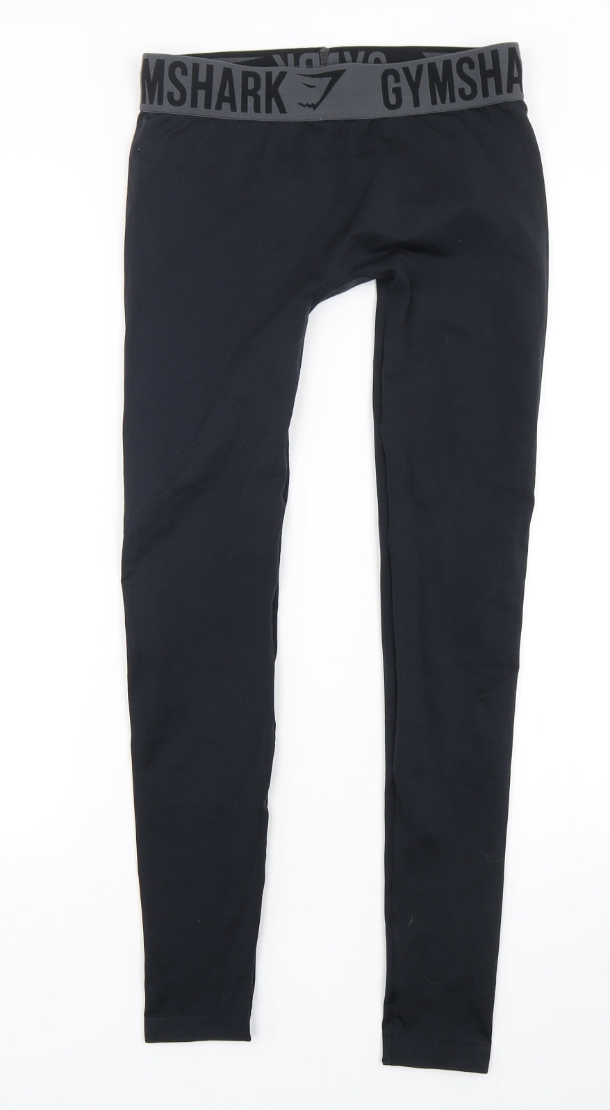 Gymshark Womens Black  Nylon Compression Leggings Size S L28 in Regular