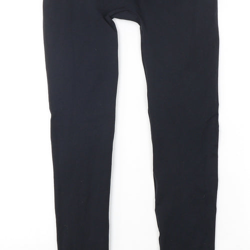 Gymshark Womens Black  Nylon Compression Leggings Size S L28 in Regular